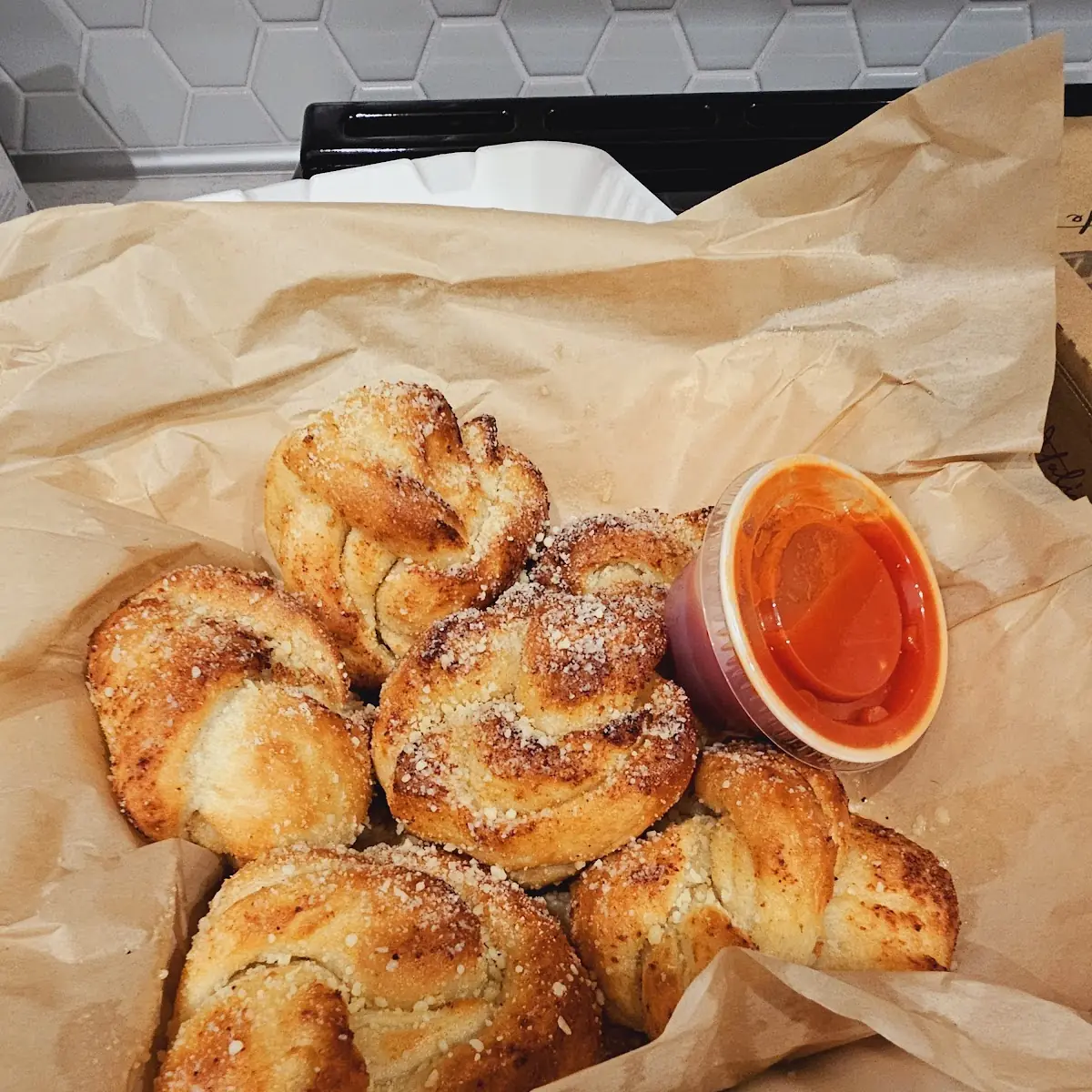 Huckleberry Hot Wings Toasted Raviolis & Knots