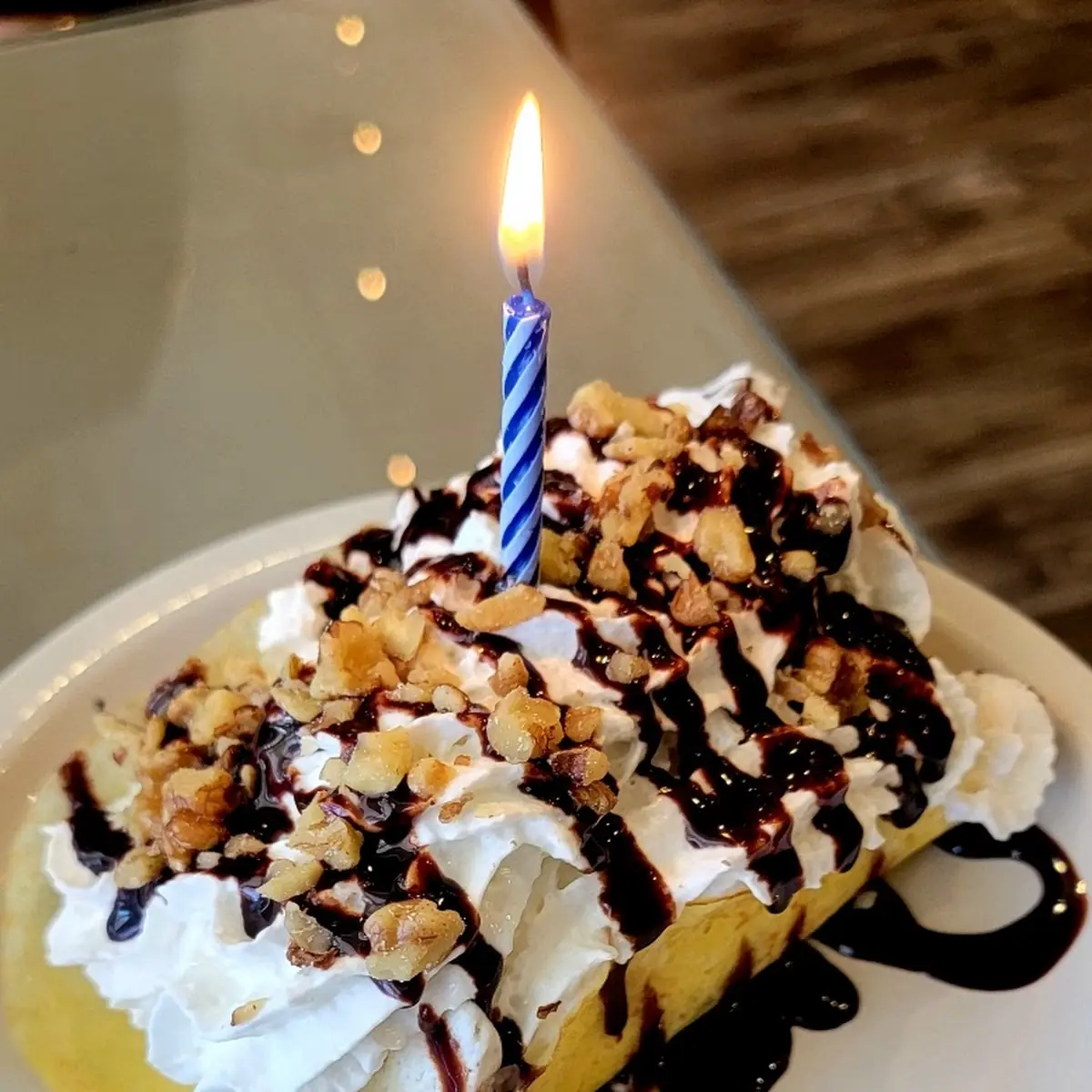 Le Crepe Royale with Vanilla Ice Cream
