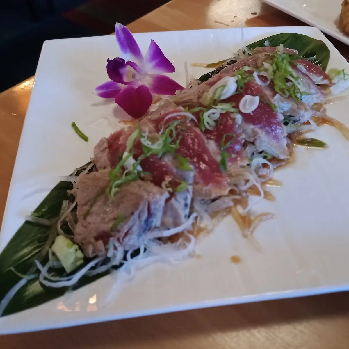 Seared Ahi Tuna with House Sauce
