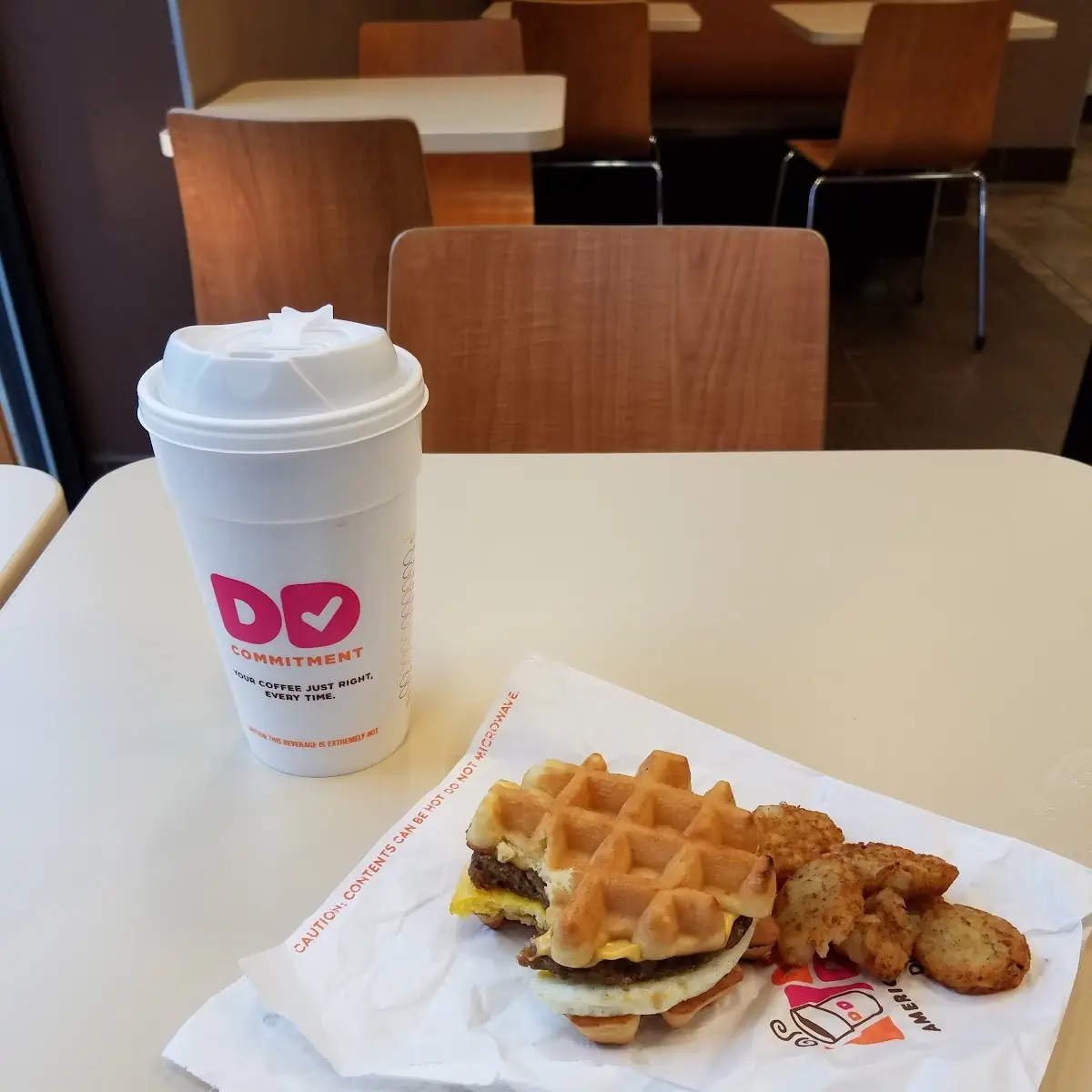 Waffle Breakfast Sandwich
