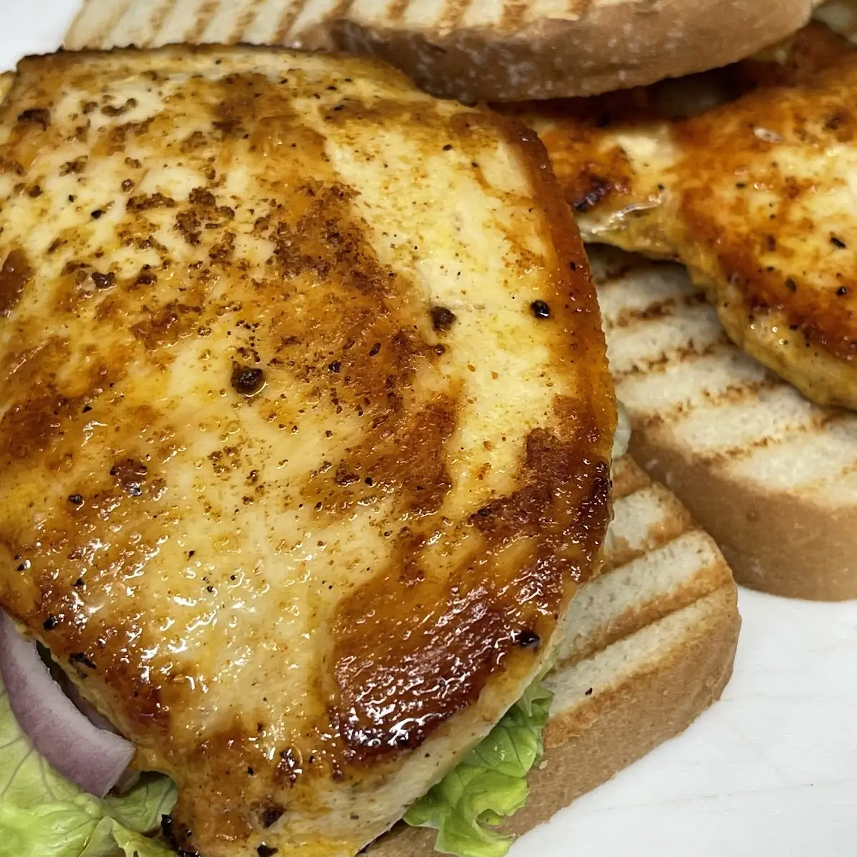 Chicken Bacon Melt Sandwich