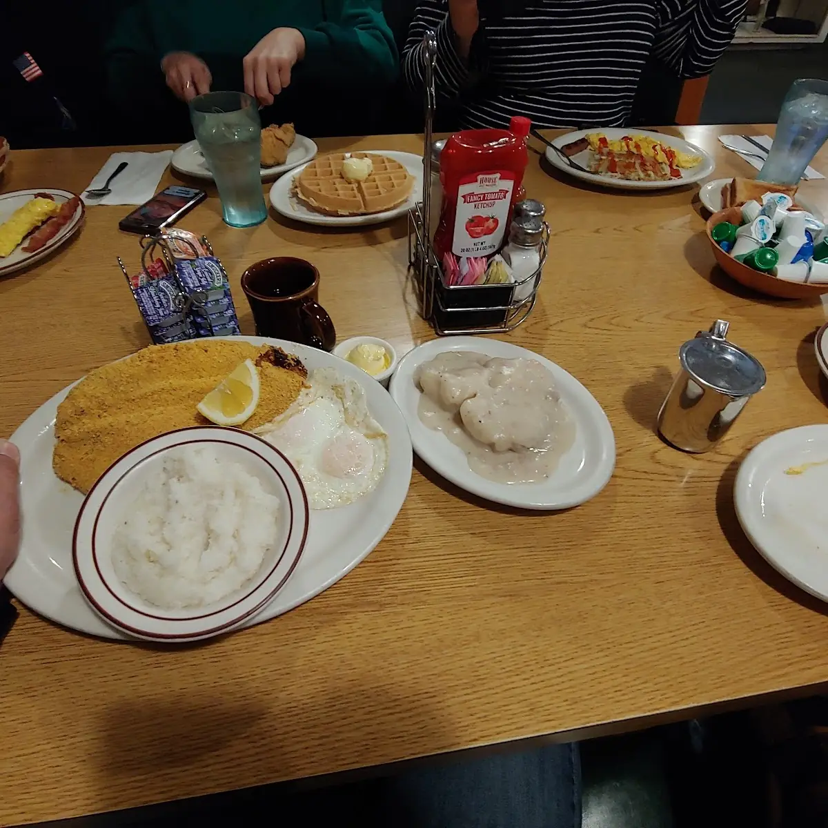 Catfish & Grits Includes Biscuits and Gravy