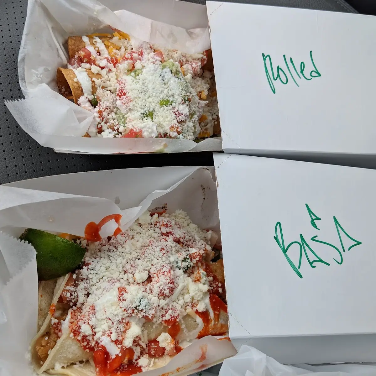 3 Rolled Chicken Tacos