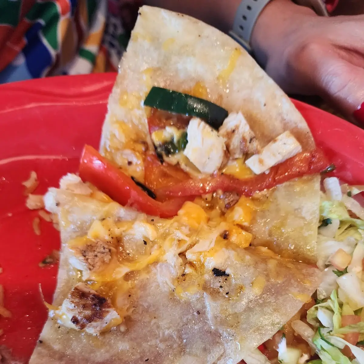 Fajita Quesadilla Plate