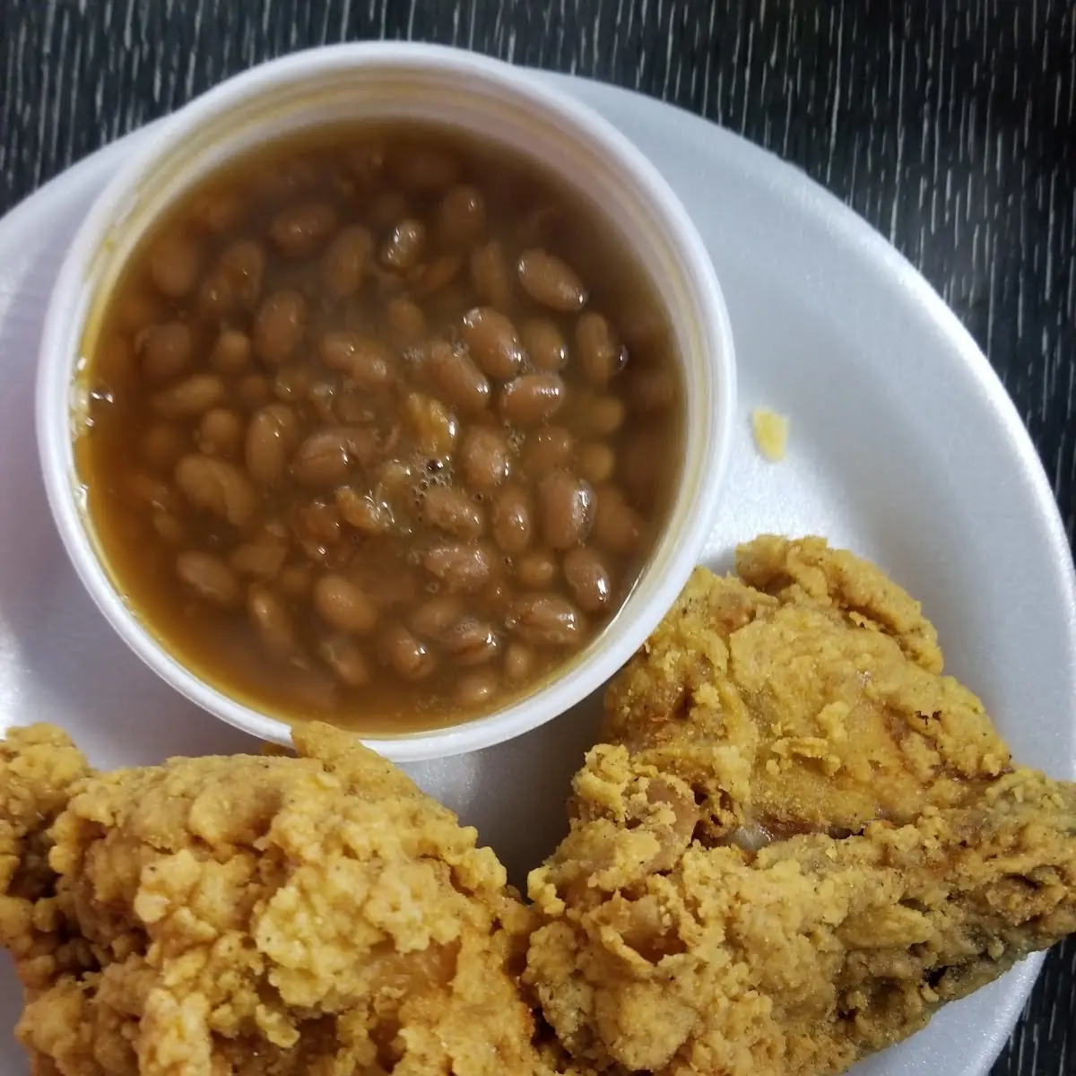 2 PC Chicken and Bake Beans for the Side