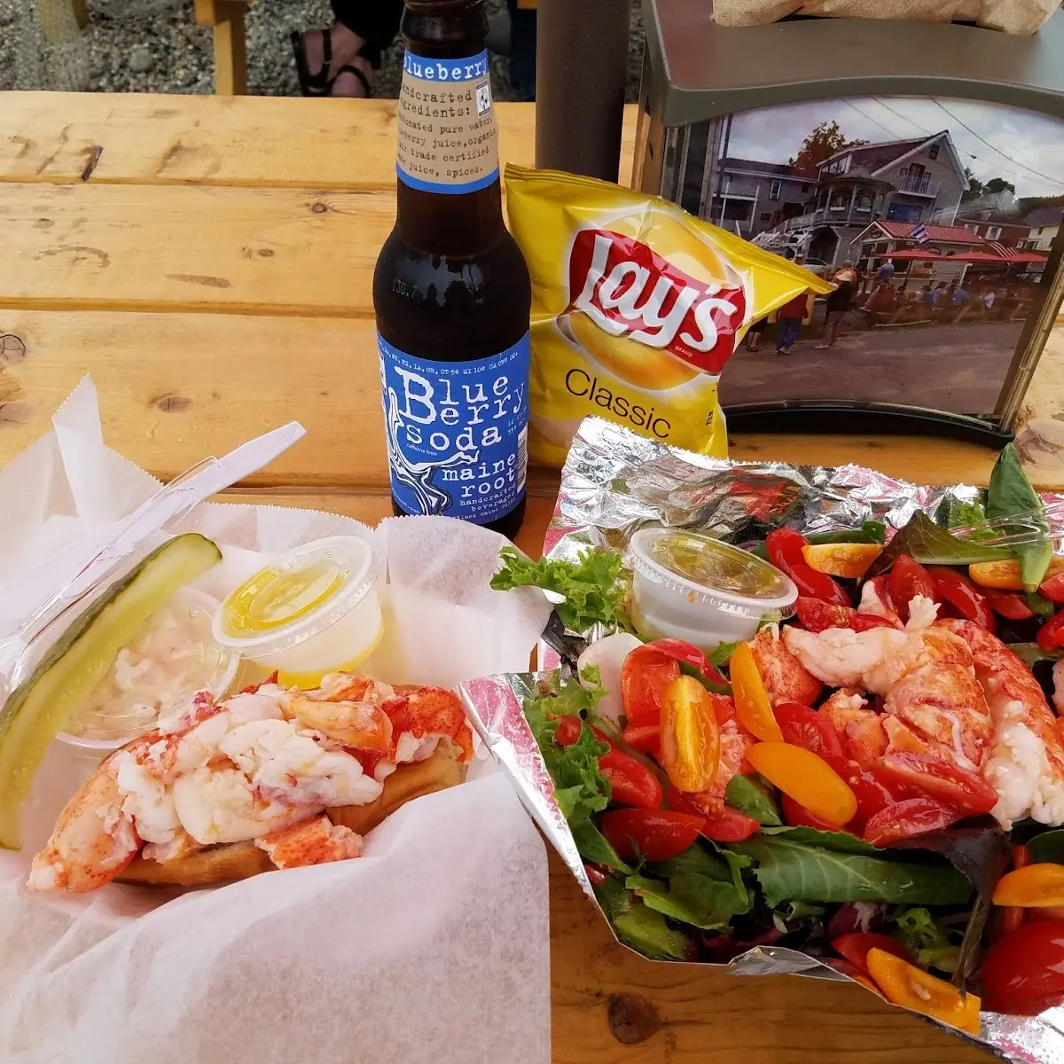 Lobster Roll and Lobster Salad