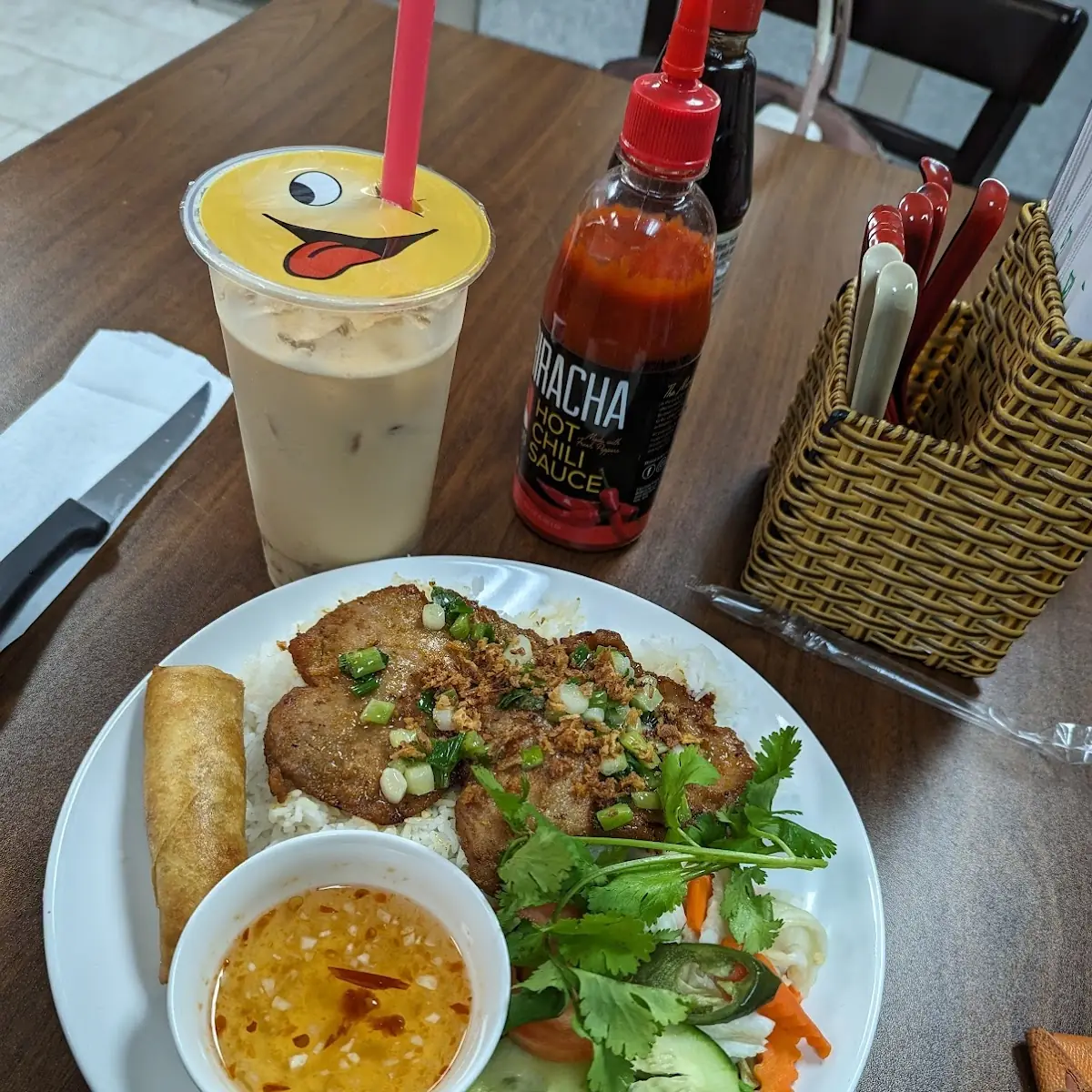 Pork Chop Rice Platter