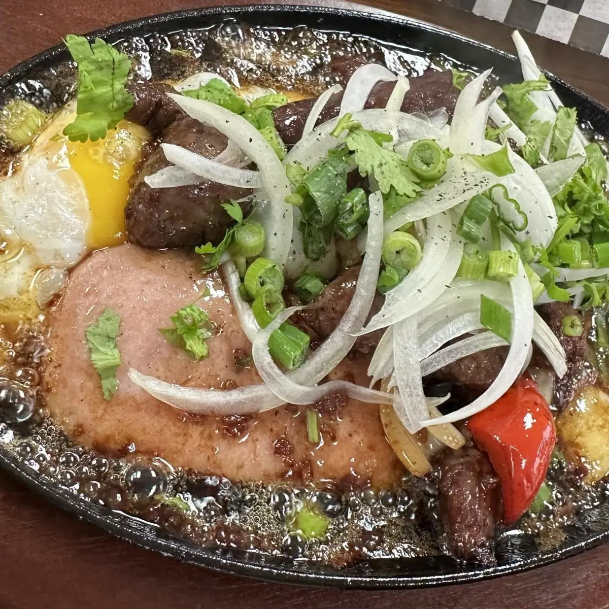 Sizzling Steak and Egg