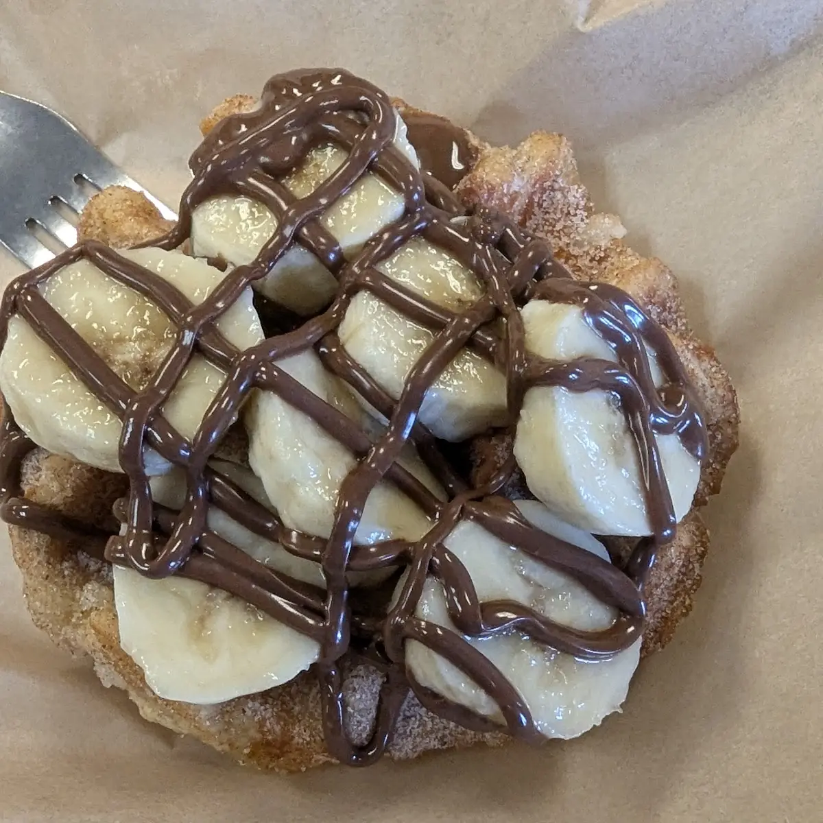 Banana & Nutella Waffle