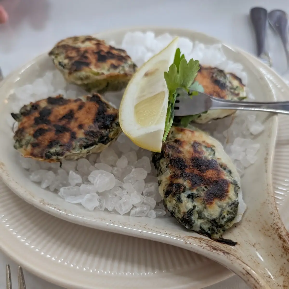 Oysters Rockefeller