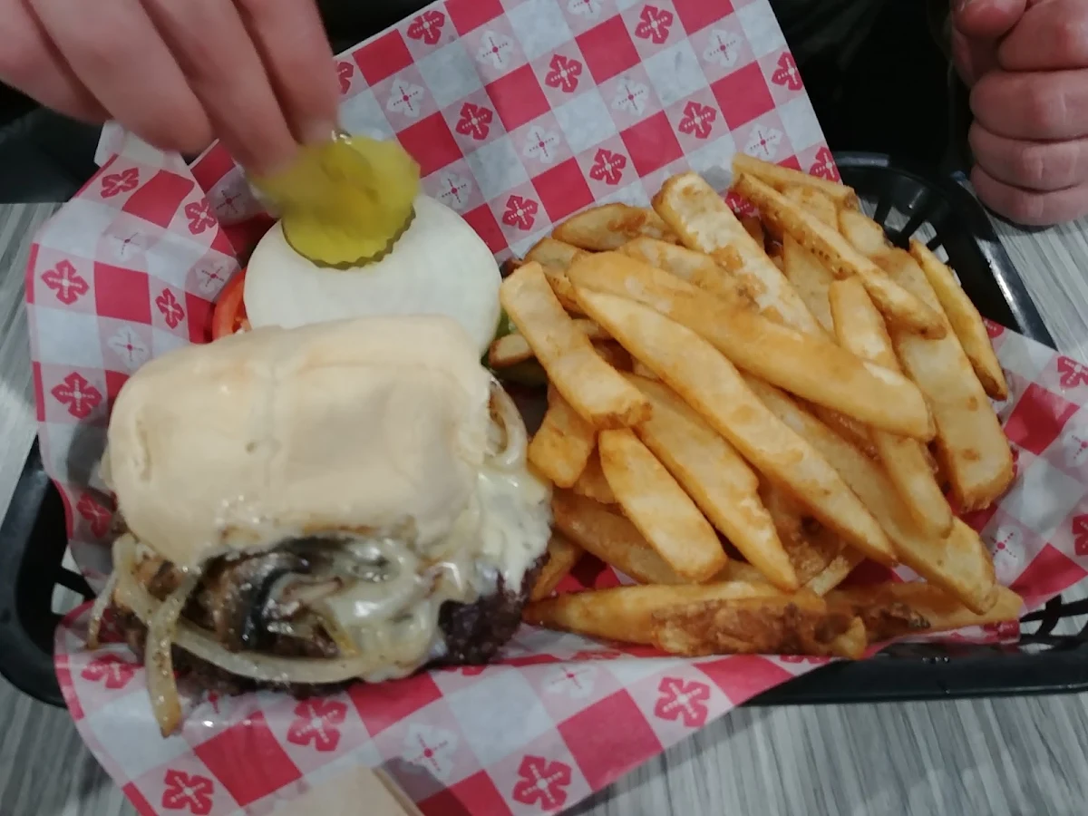 Burger and Fries