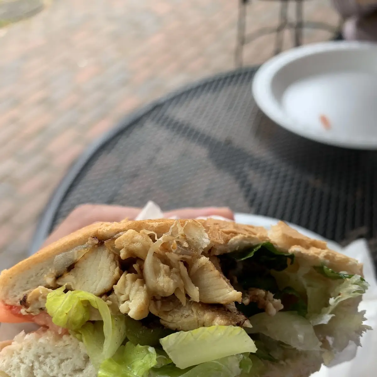 Tuna Melt on Toasted Pita