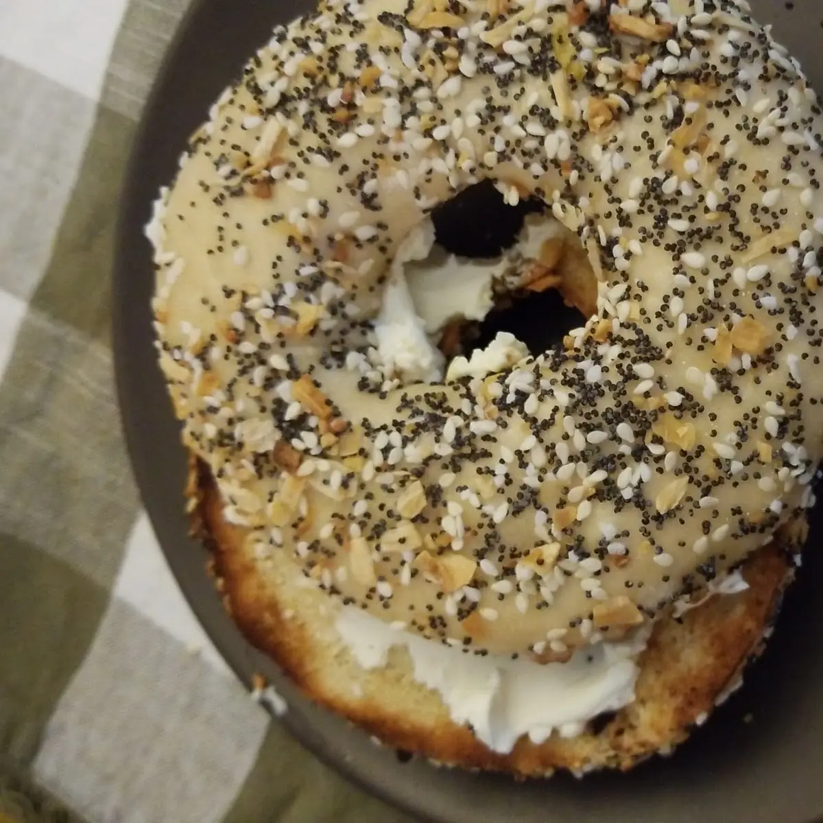 Everything Bagel and Cream Cheese