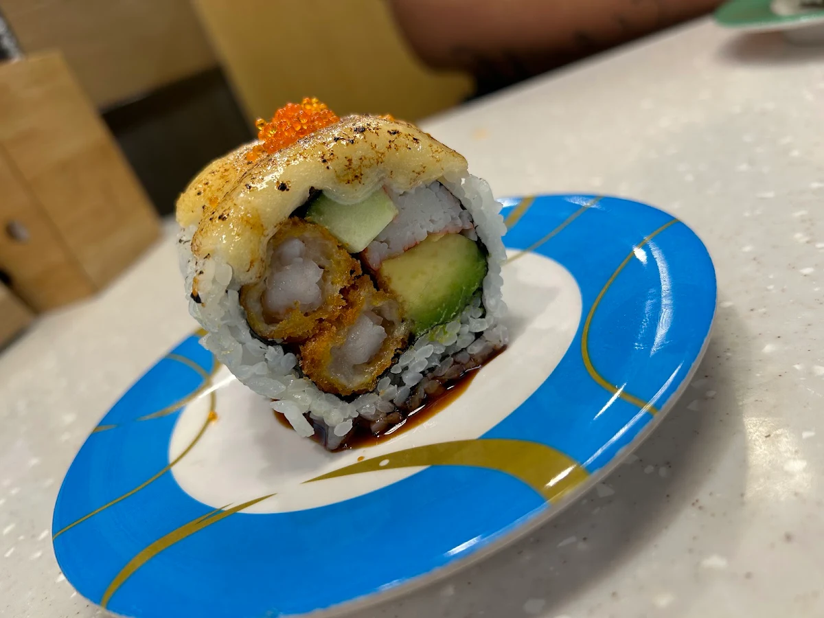 Chicken and Avocado with Cheese Sauce Nigiri