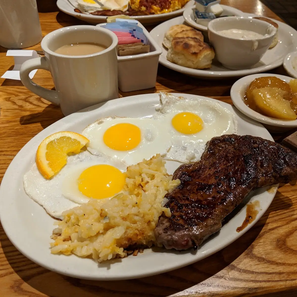 New York Strip Steak & Eggs