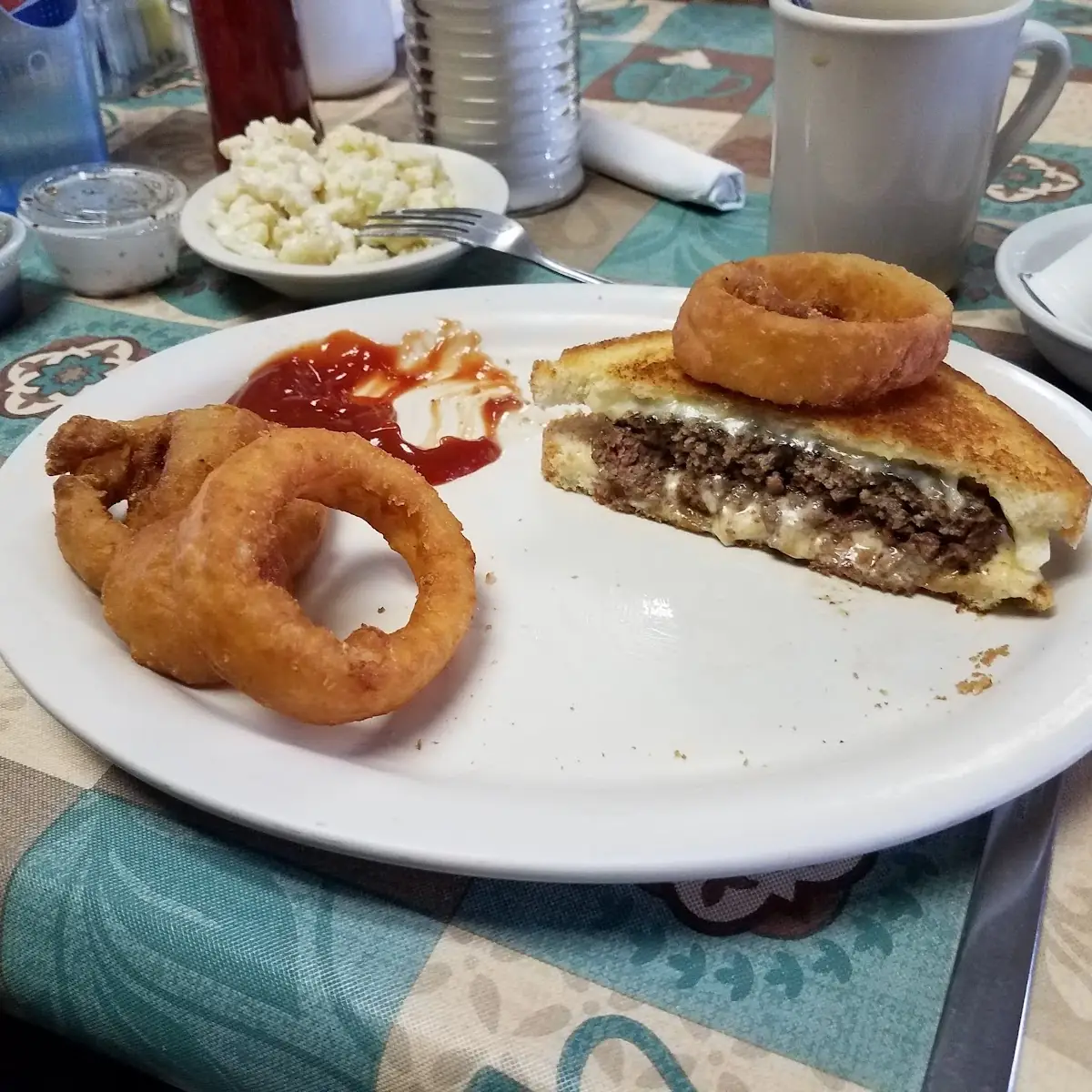 Cheese Burger Onion Rings