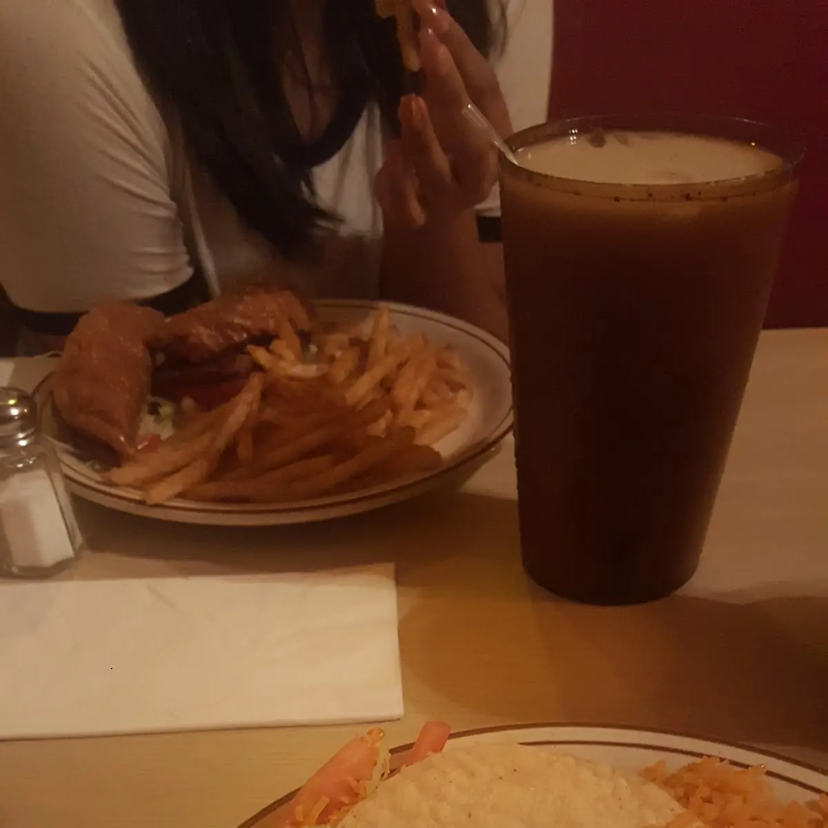 Chile Verde Burrito with a Taco
