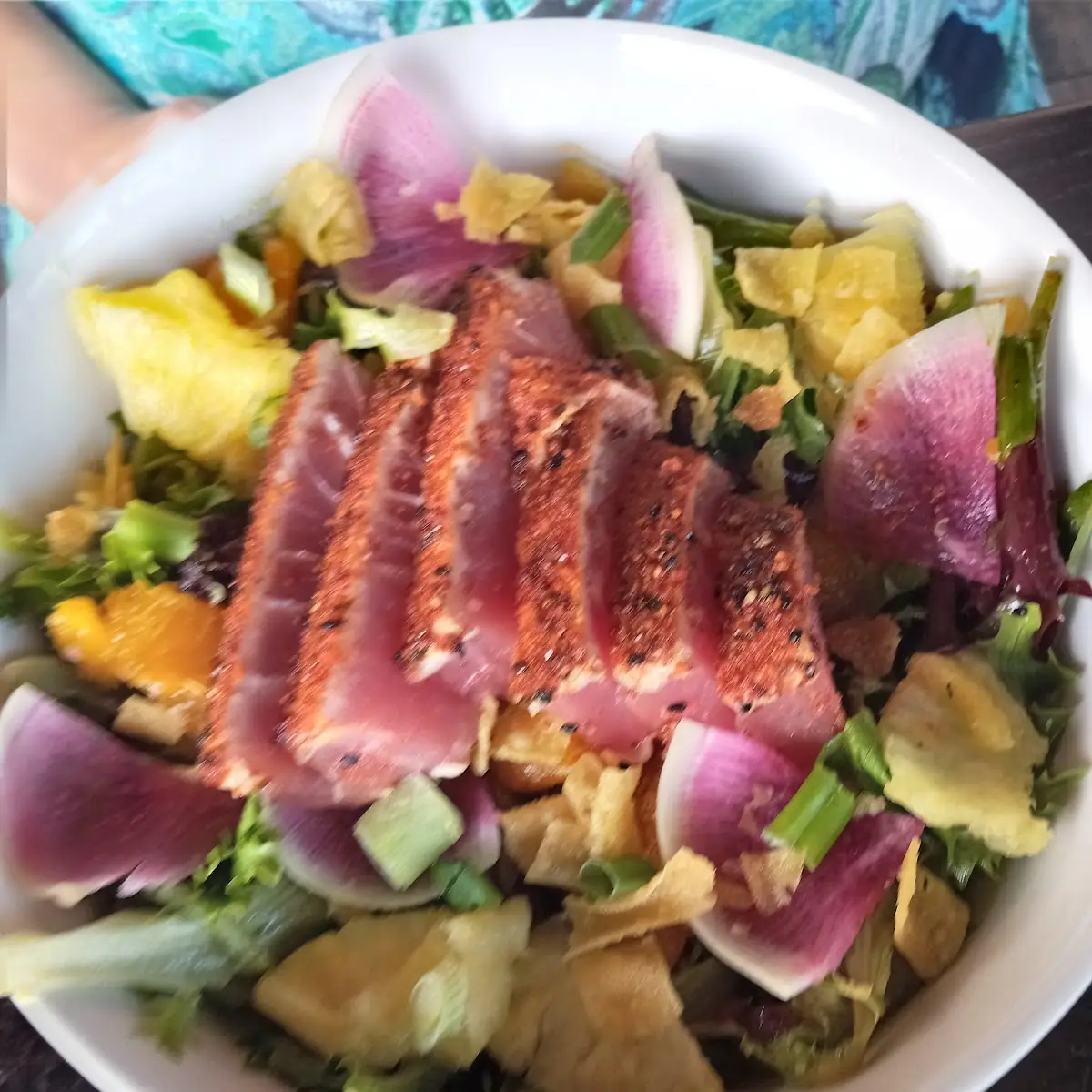 Summer Salad with Ahi Tuna