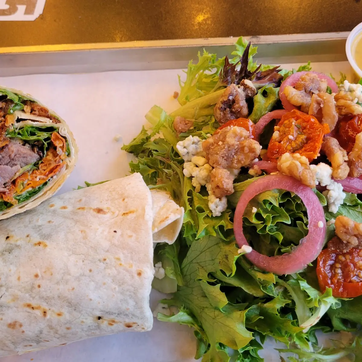 Blue Cheese Steak Wrap