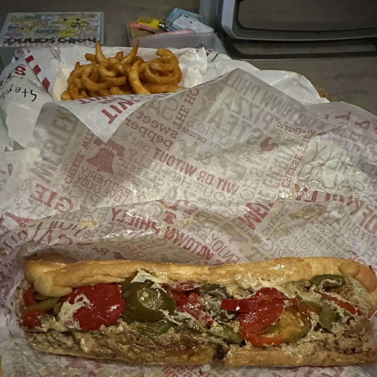 Chicken Cheesesteak with Sweet Peppers