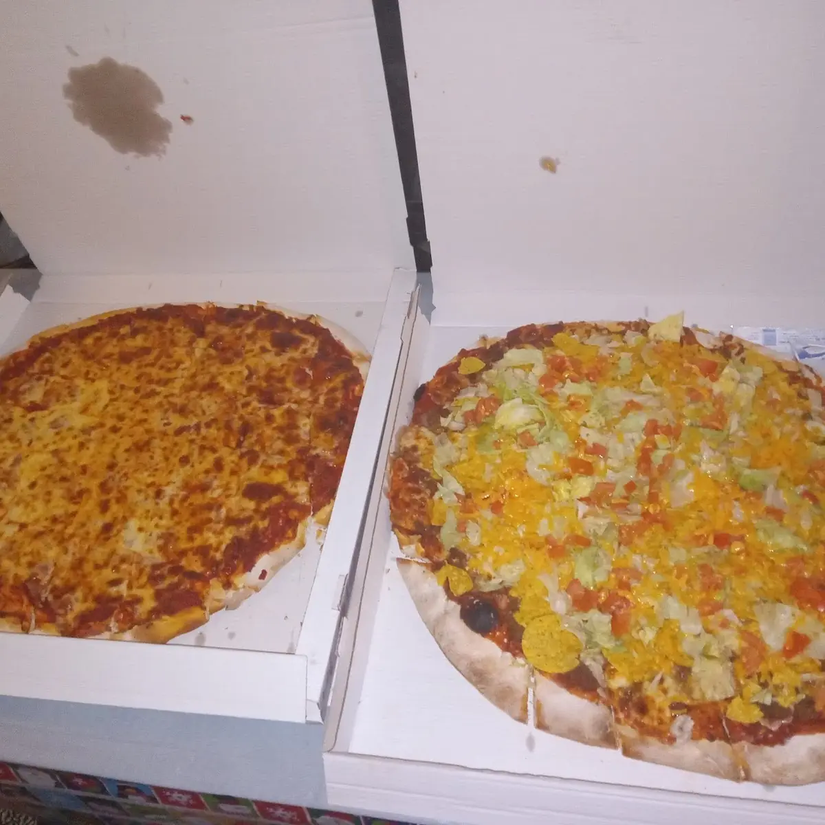 Pepperoni Pizza & Taco Pizza