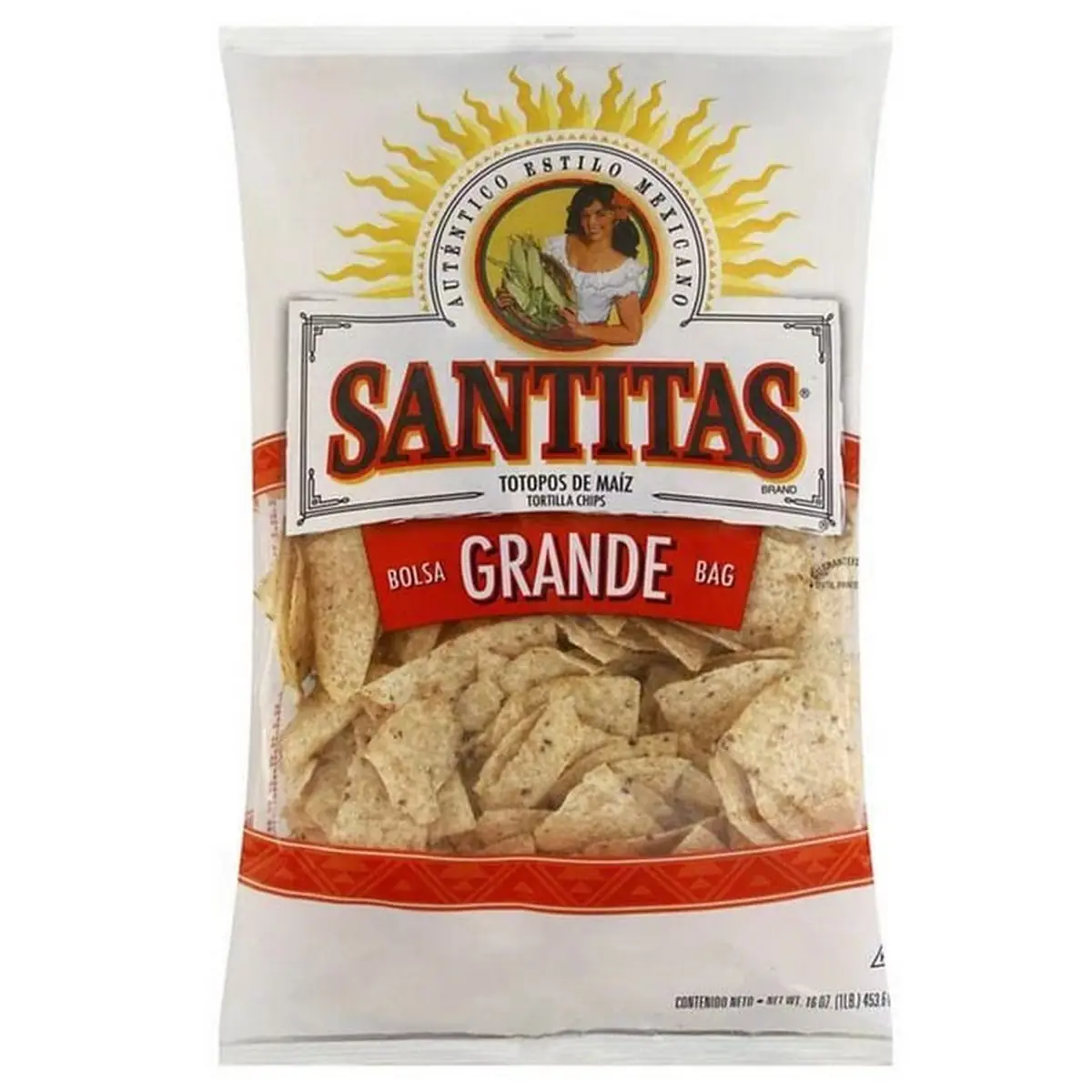 Santitas White Corn Tortilla Chips 11oz