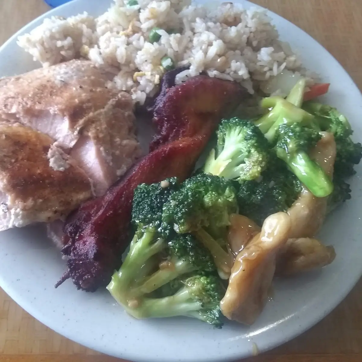 Roast Pork with Broccoli