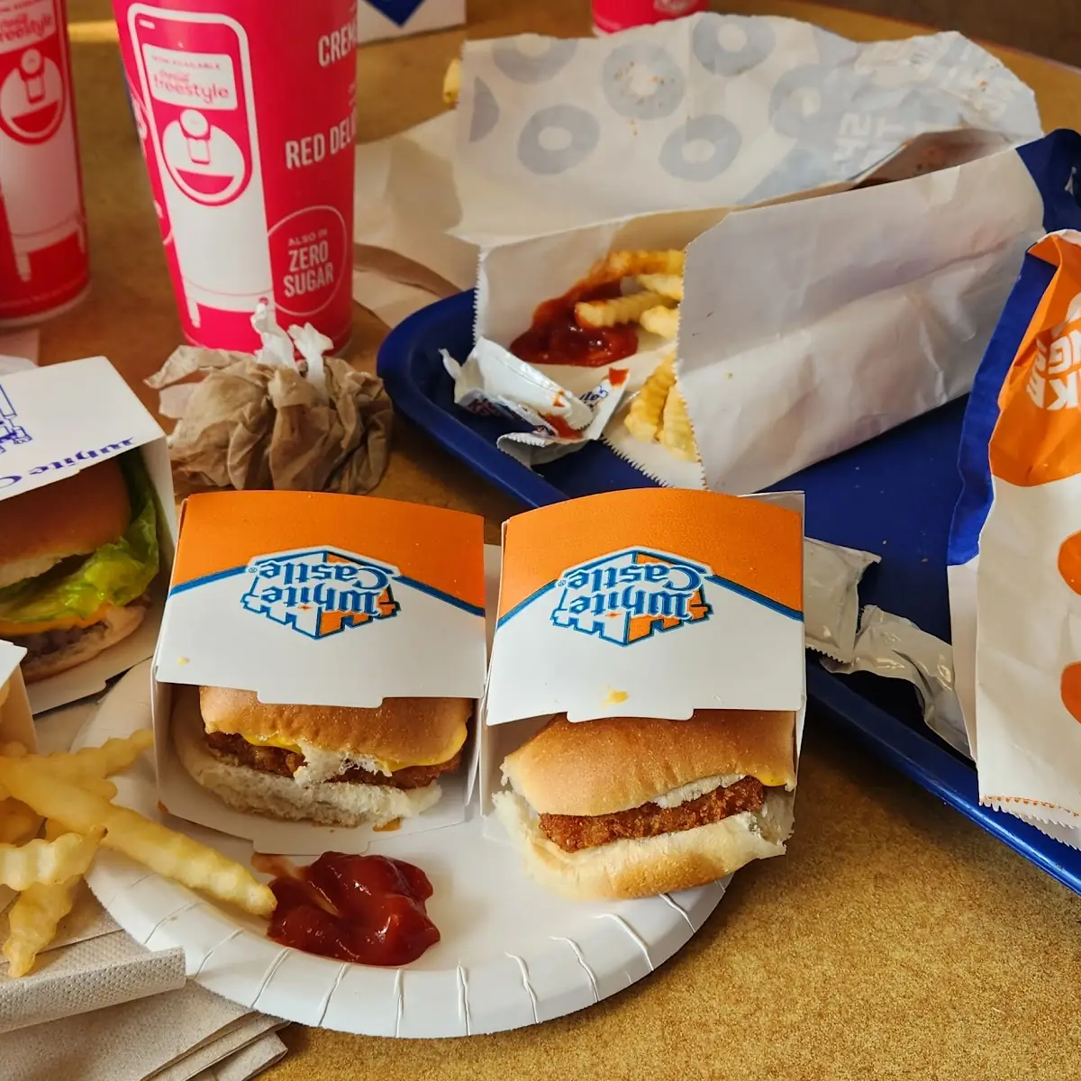 Fish Sandwich Bacon Cheeseburger
