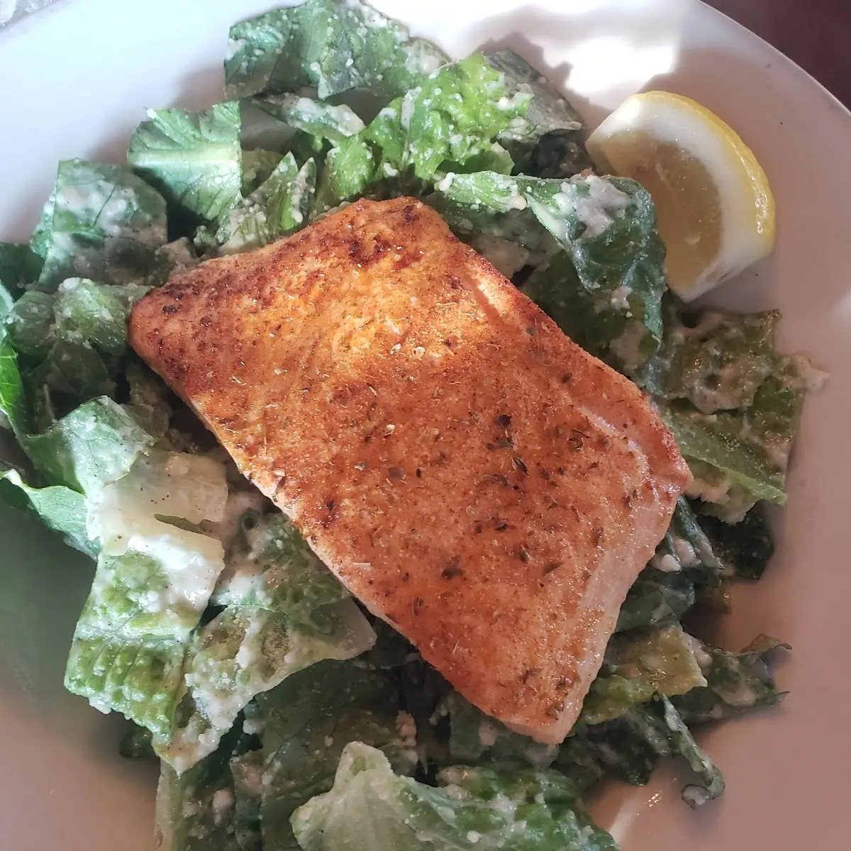 Salmon Caesar Salad