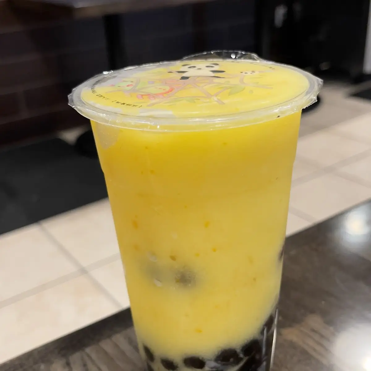 Mango Passion Fruit Bubble Tea