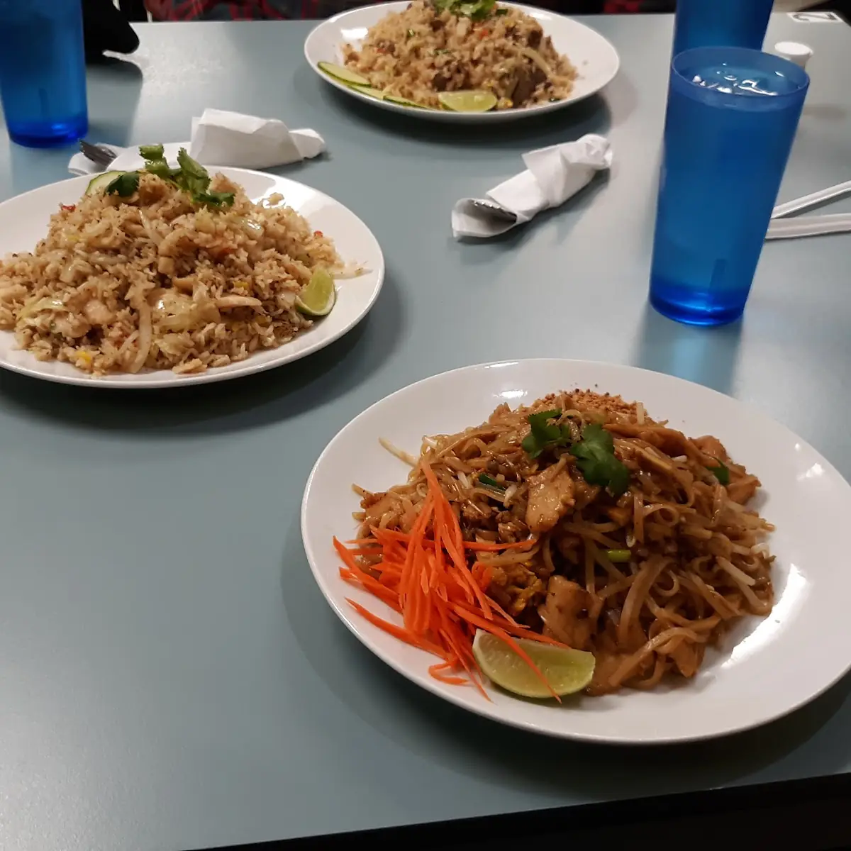 Pad Thai Fried Rice Basil Chicken