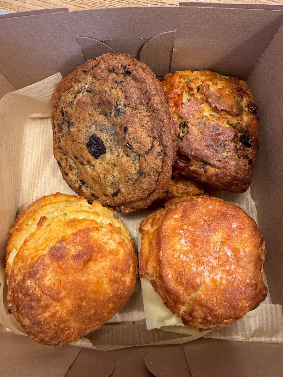 Cookies N' Cream Cookie Kale Salad Scone Sweet Cornbread Biscuit