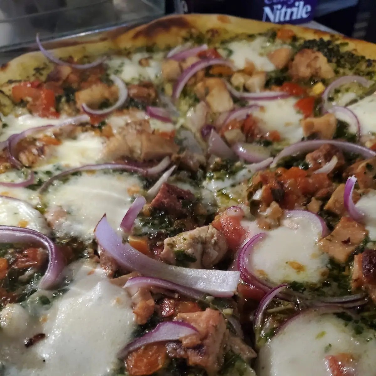 Chicken Pesto Pizza