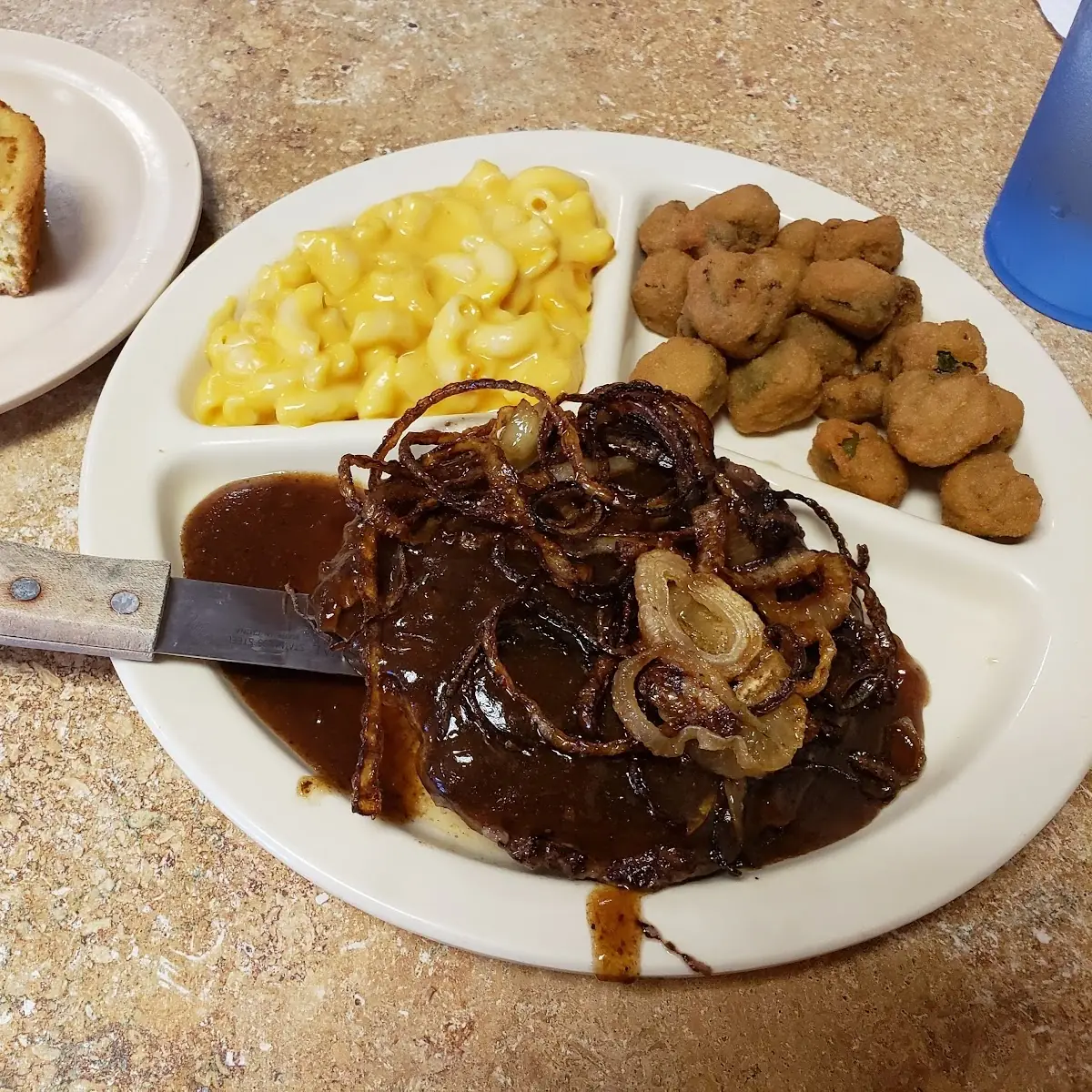 Hamburger Steak with Grilled Onions