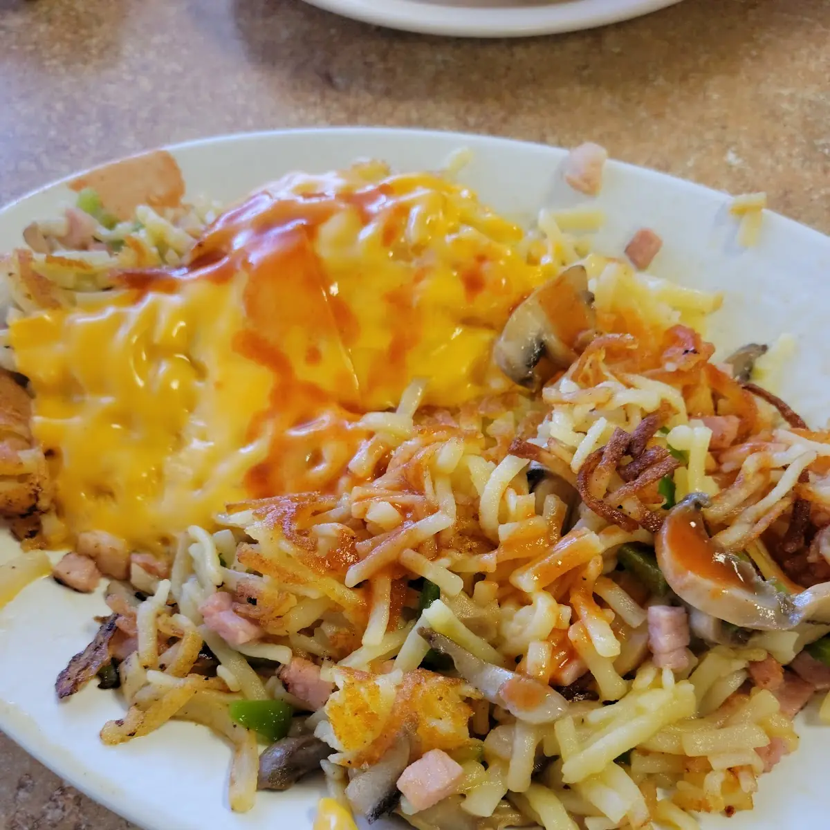 Loaded Double Hash Browns