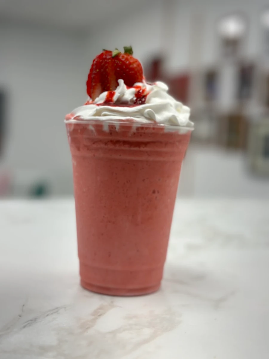 Strawberry Creme Frappe