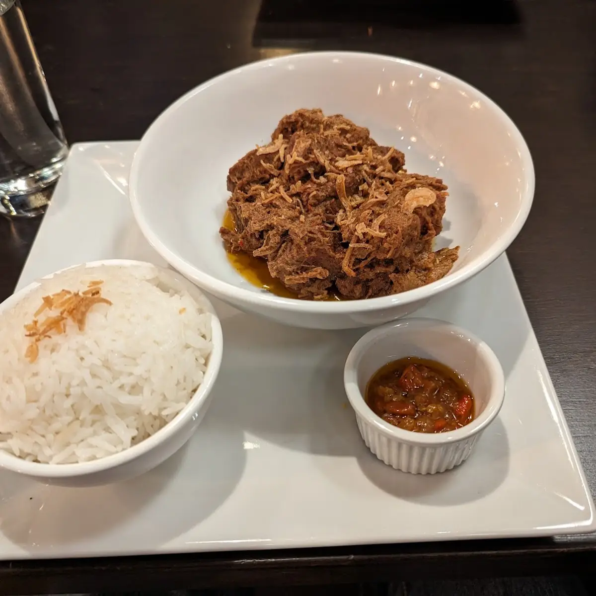 Beef Rendang Combo