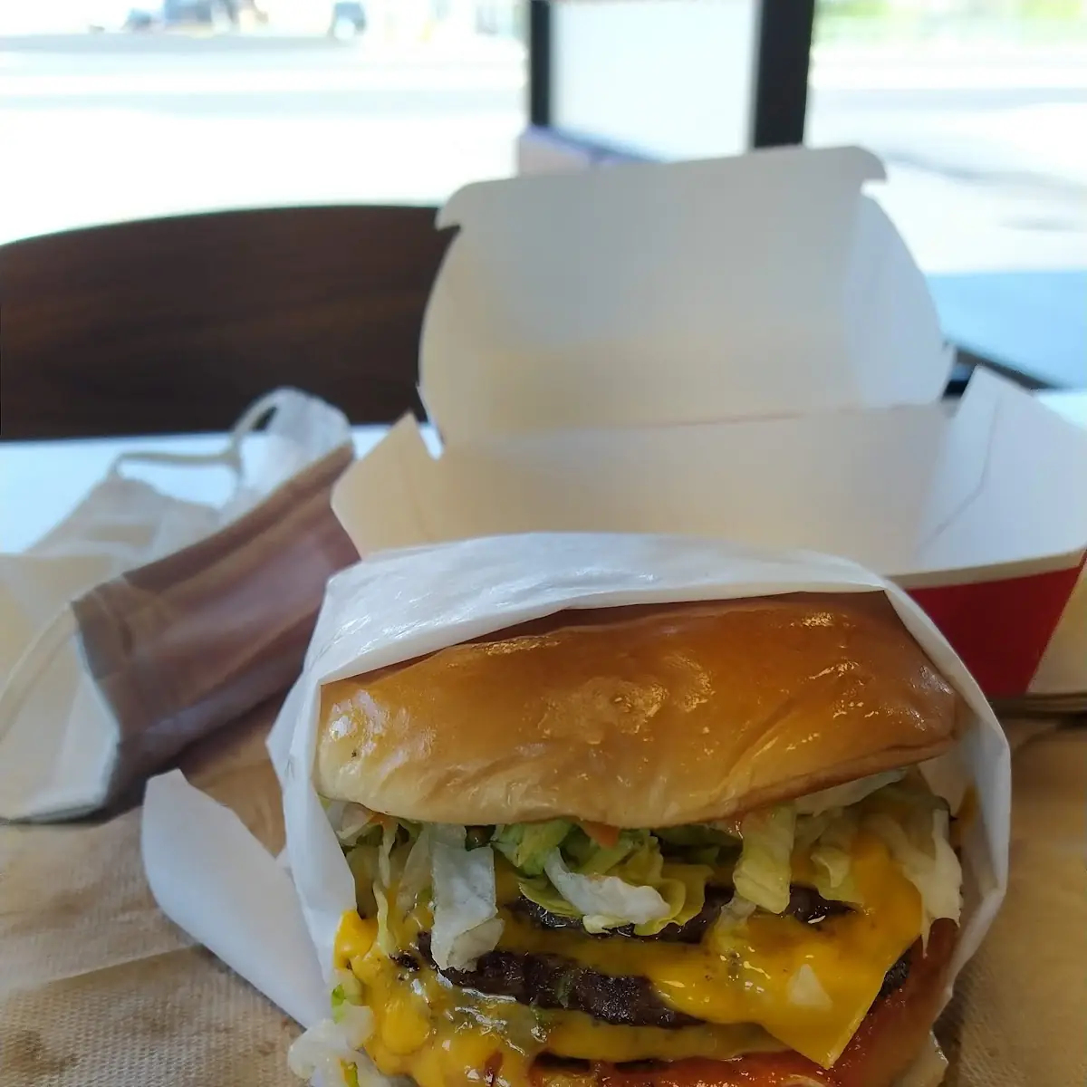 Triple Cheeseburger