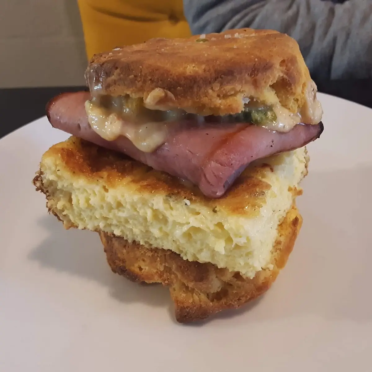 Ham Egg and Pimento Cheese