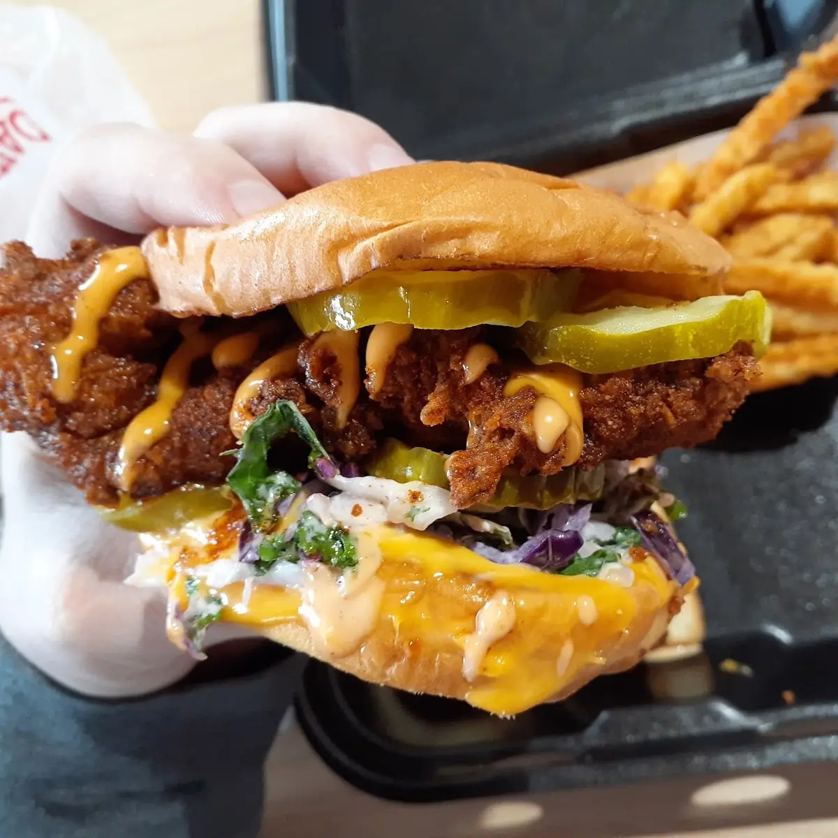 Chicken Sandwich Very Hot