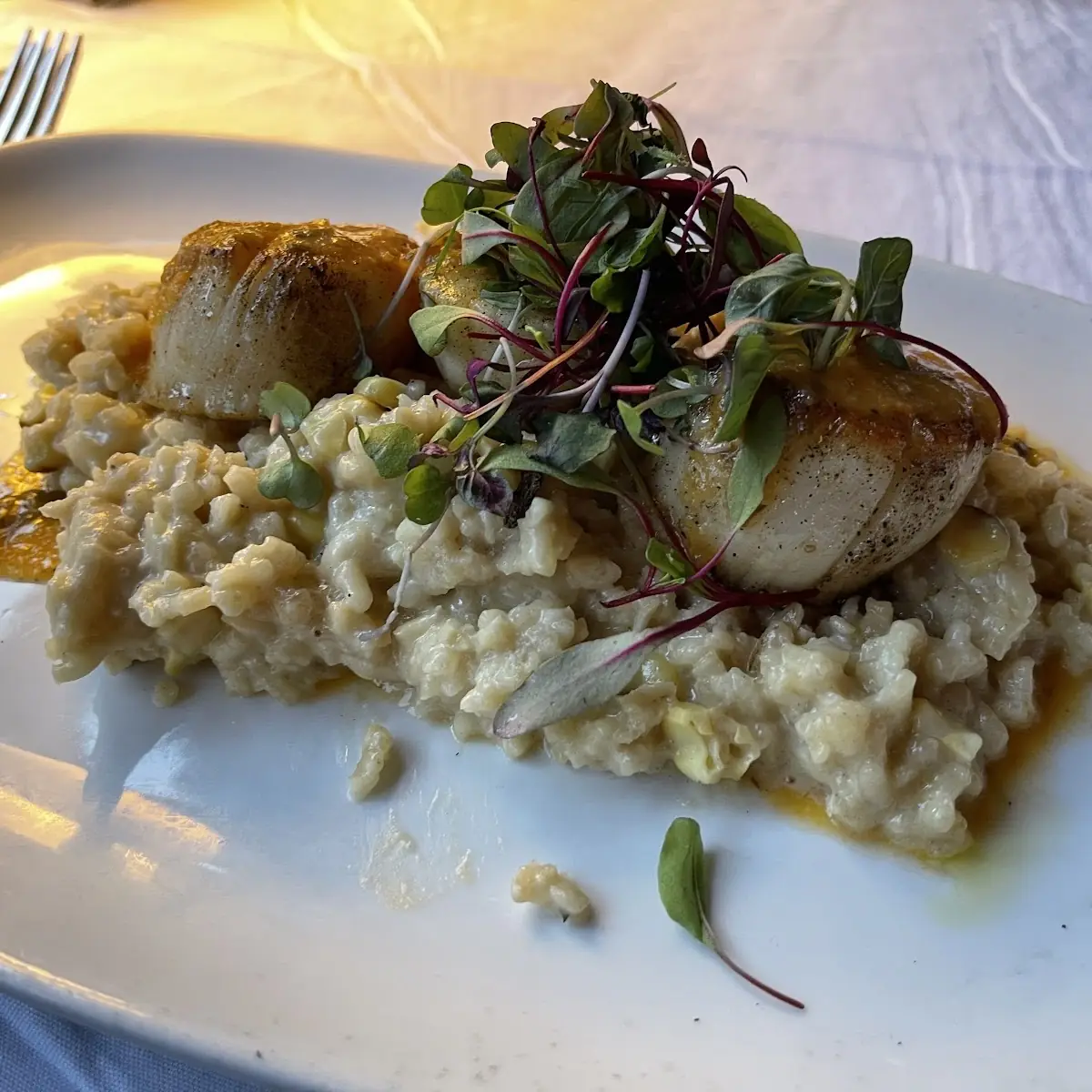 Scallops with Garlic Sauce