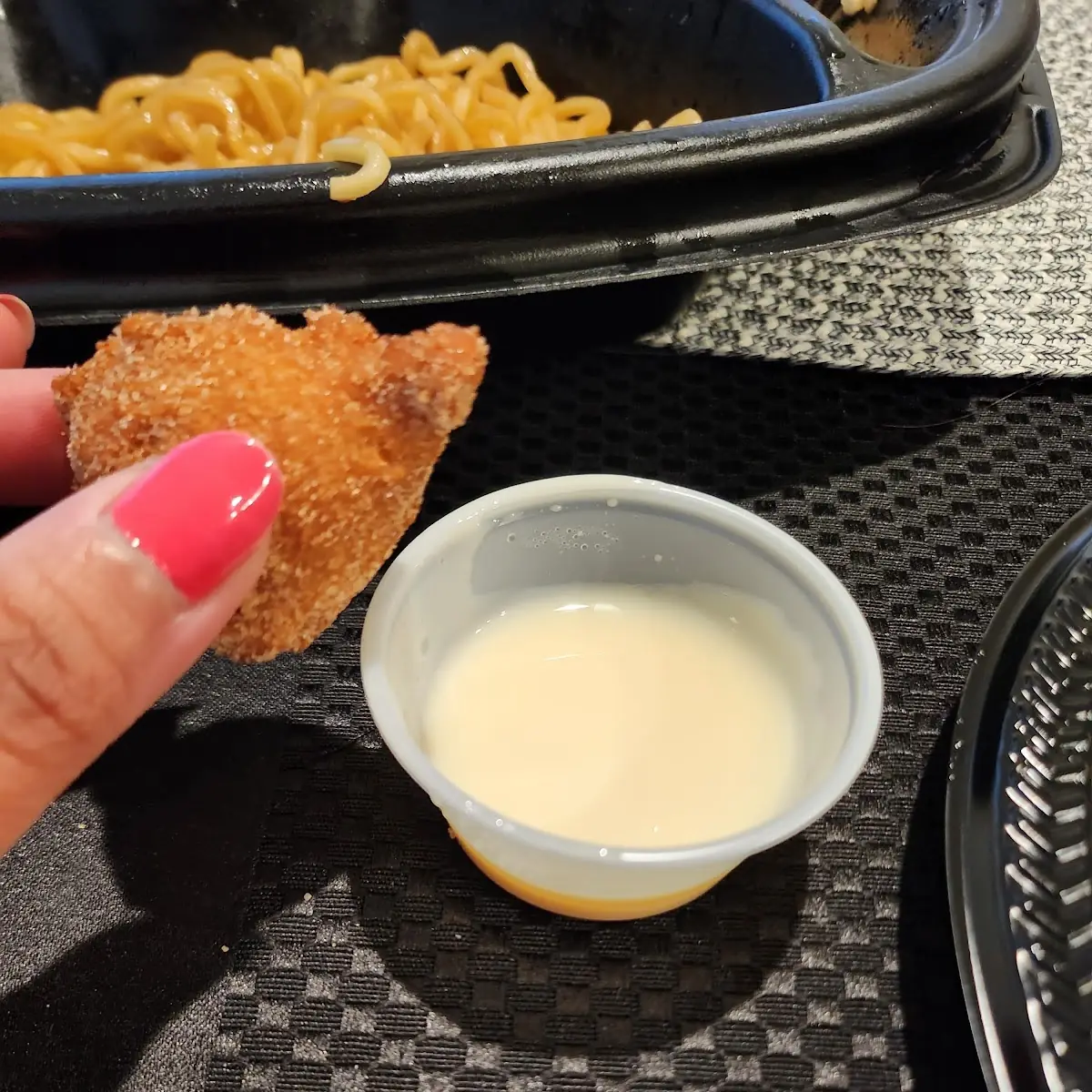 Thai Donuts with Cream Cheese Dip