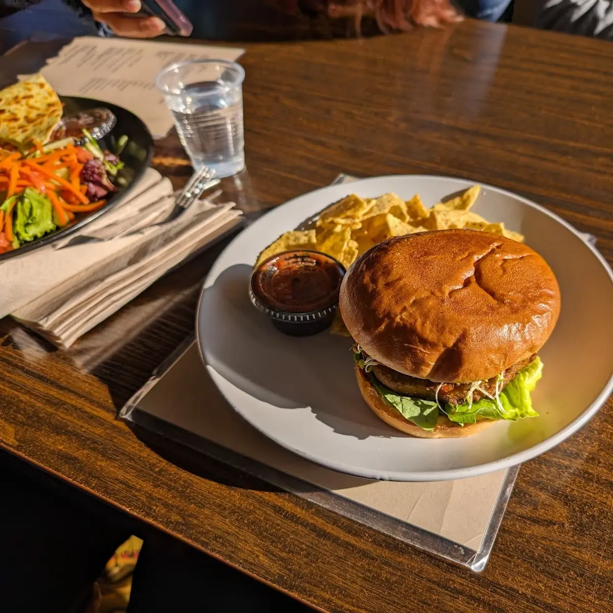 Avocado Sprout Veggie Burger