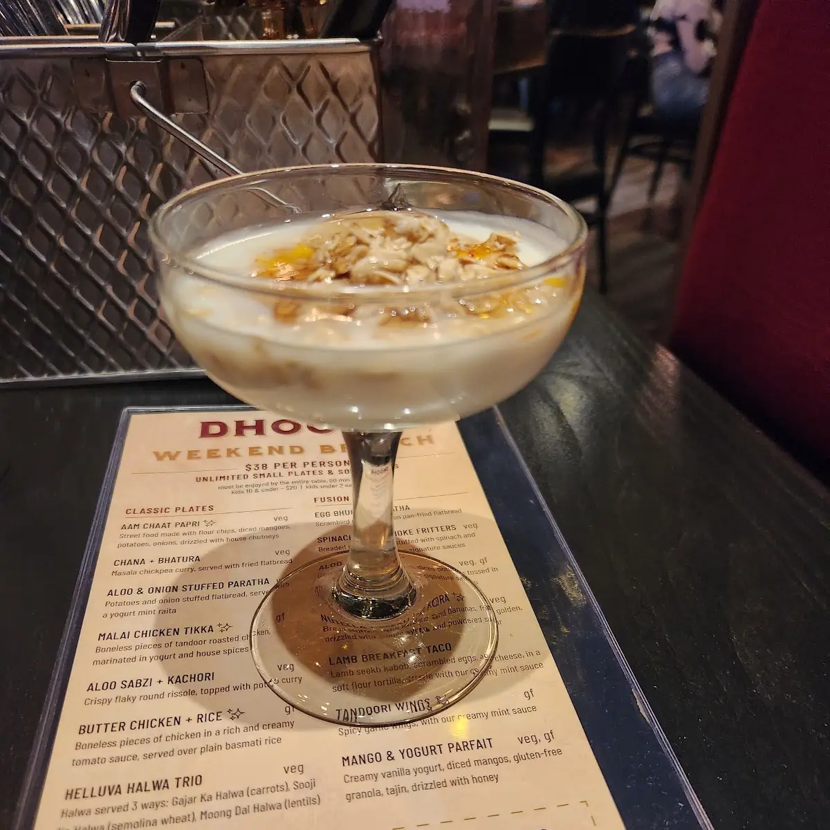 Mango and Yogurt Parfait