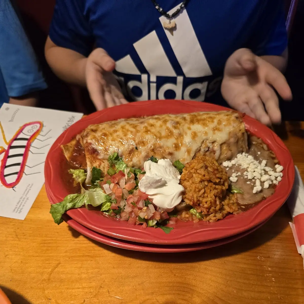 Rice and Bean Burrito