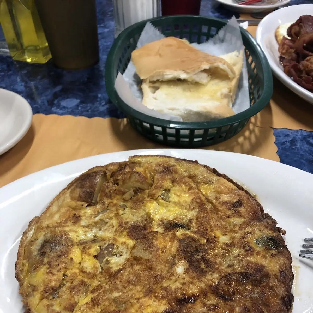 Potato and Cheese Omelette