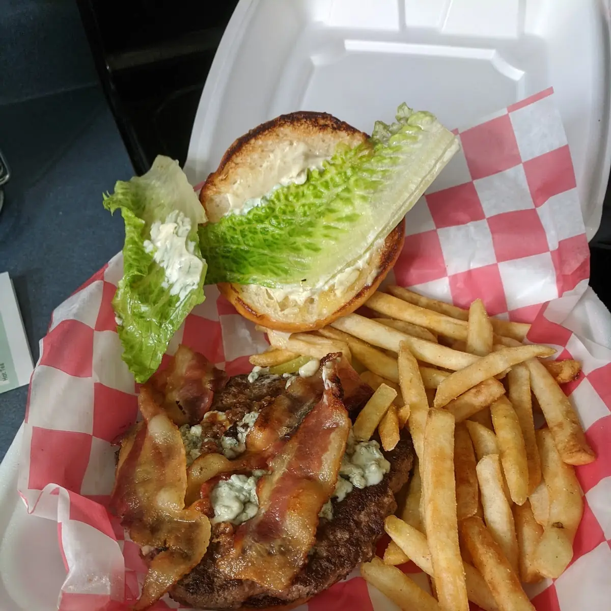 Bacon Blue Cheese Burger