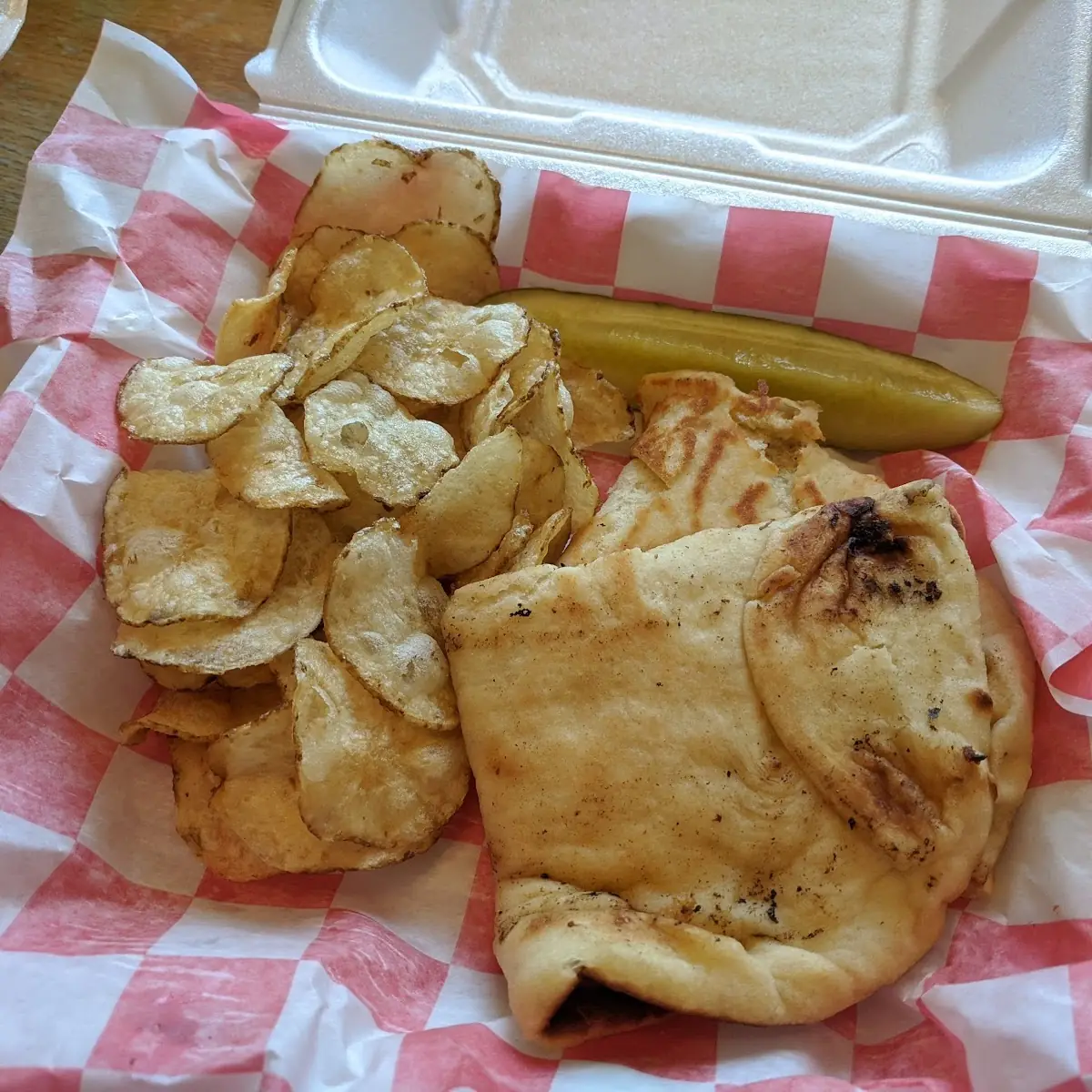Grilled Cheese on Naan