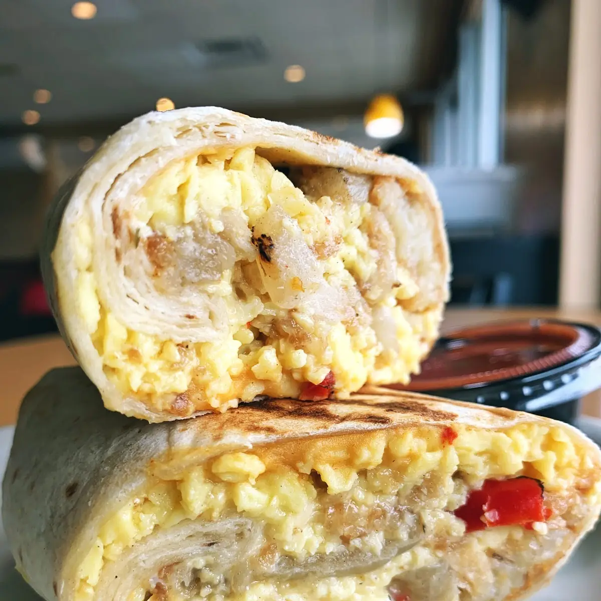 Breakfast Sandwich Burrito Tray