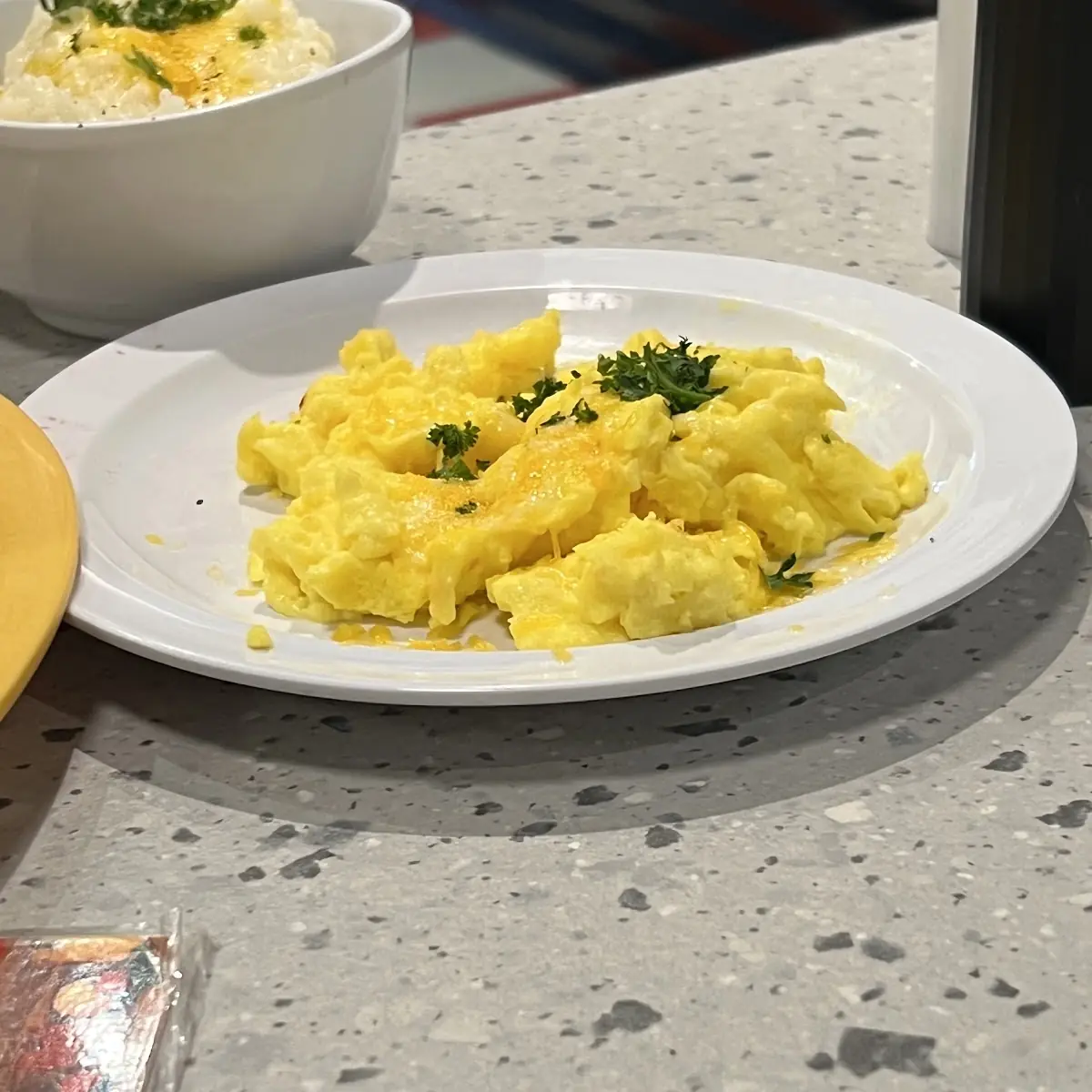 Scrambled Eggs with Cheese